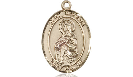 14kt Gold Saint Matilda Medal