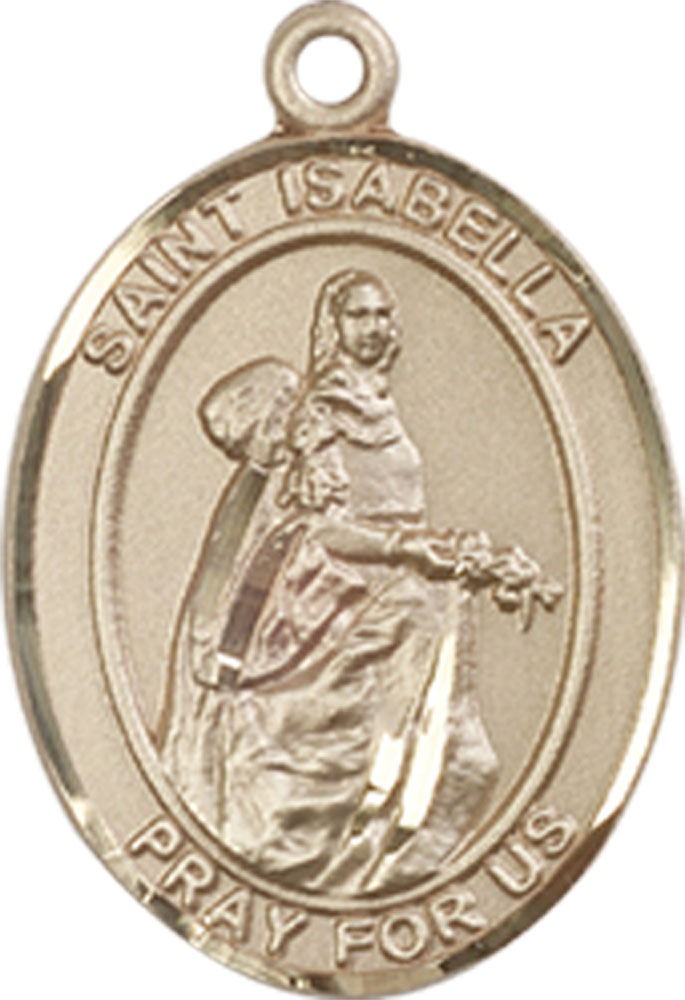 14kt Gold Saint Isabella of Portugal Medal