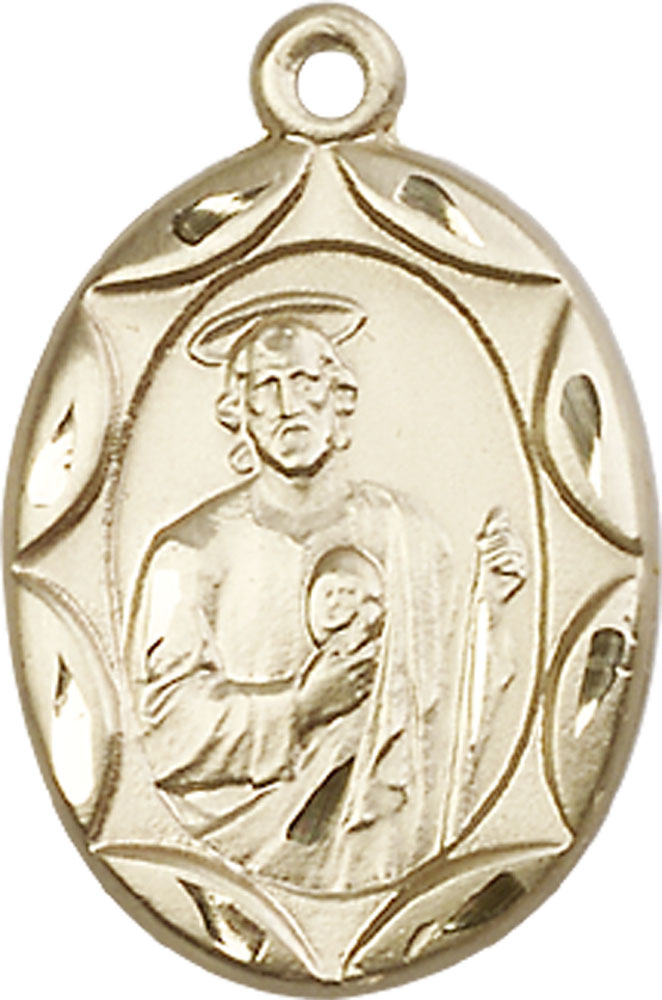 14kt Gold Saint Jude Medal