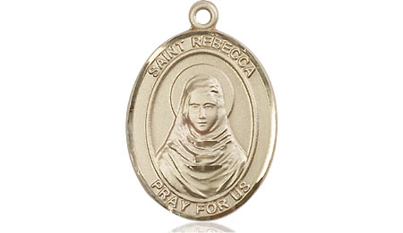 14kt Gold Saint Rebecca Medal