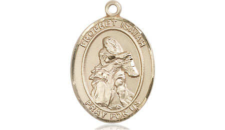 14kt Gold Saint Isaiah Medal