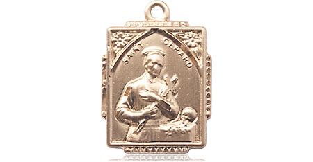 14kt Gold Saint Gerard Medal