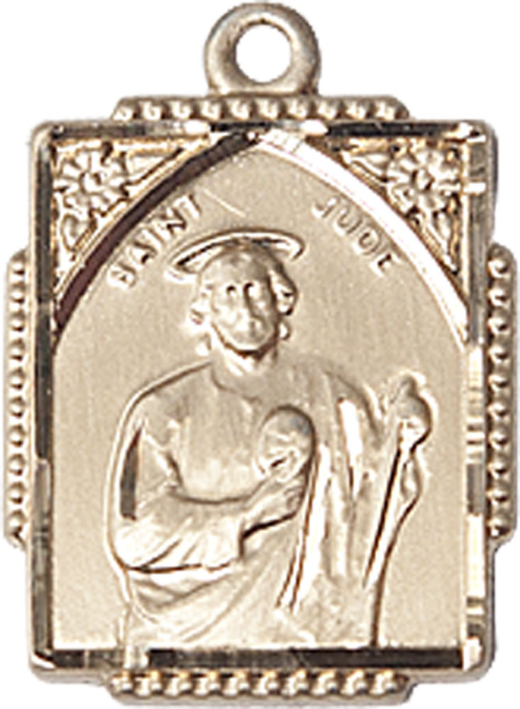 14kt Gold Saint Jude Medal