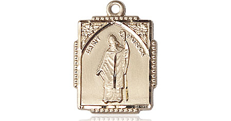 14kt Gold Saint Patrick Medal