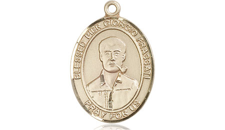 14kt Gold Blessed Pier Giorgio Frassati Medal