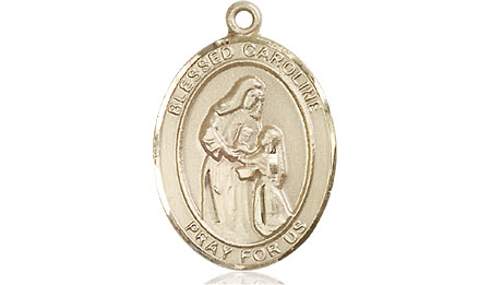 14kt Gold Blessed Caroline Gerhardinger Medal