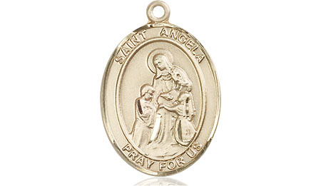 14kt Gold Saint Angela Merici Medal