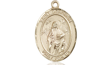 14kt Gold Saint Deborah Medal