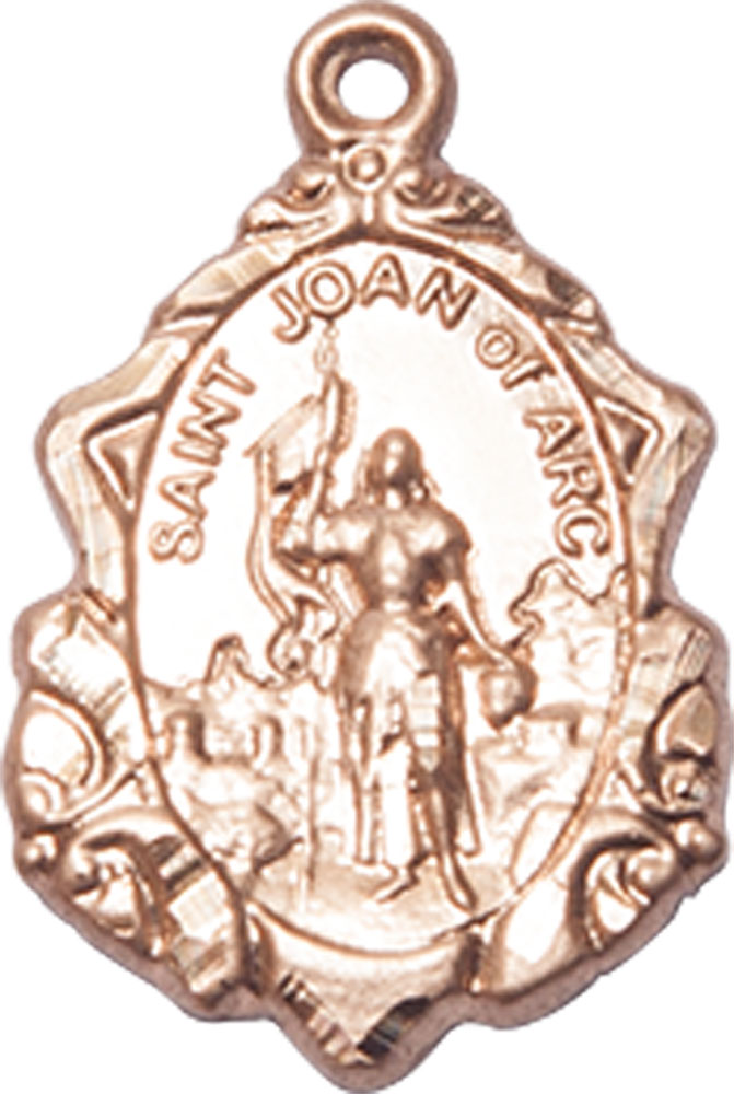 14kt Gold Saint Joan of Arc Medal