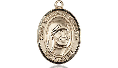 14kt Gold Saint Teresa of Calcutta Medal