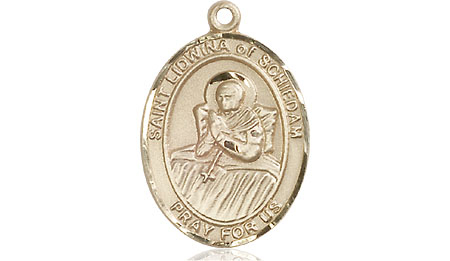 14kt Gold Saint Lidwina of Schiedam Medal