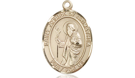 14kt Gold Saint Joseph of Arimathea Medal