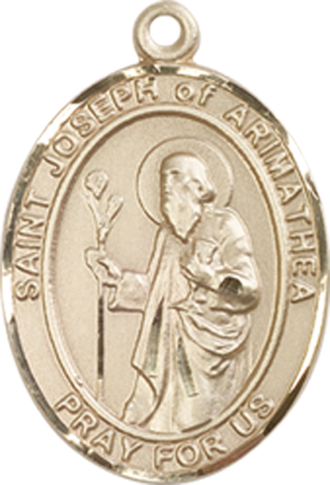 14kt Gold Saint Joseph of Arimathea Medal