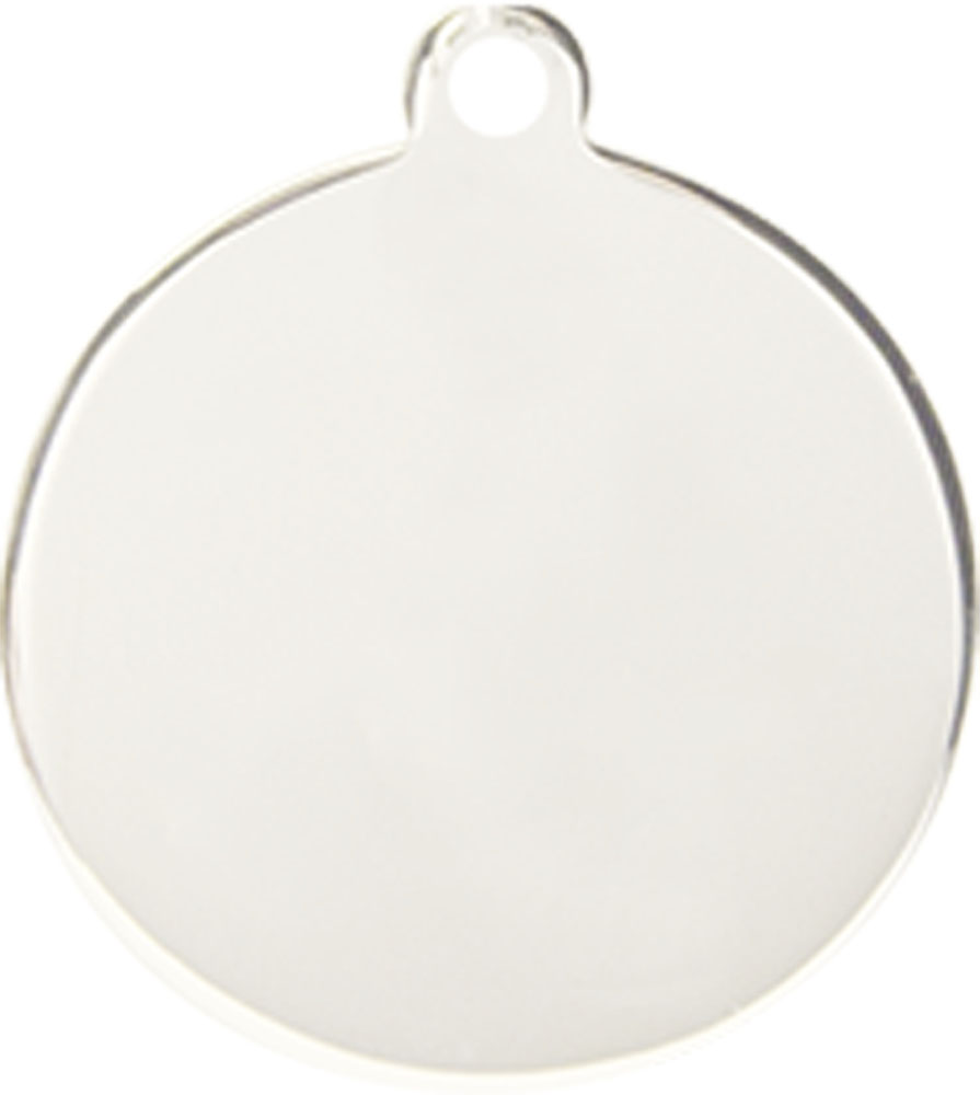 Sterling Silver Plain Disc Medal