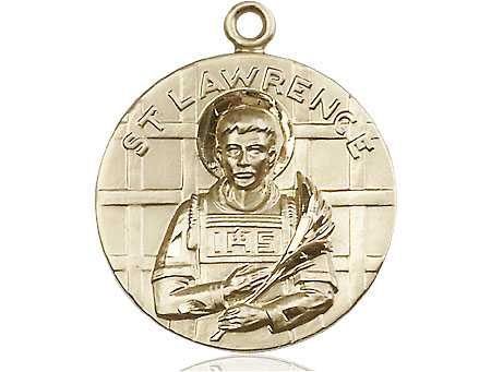 14kt Gold Saint Lawrence Medal