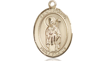 14kt Gold Saint Ronan Medal