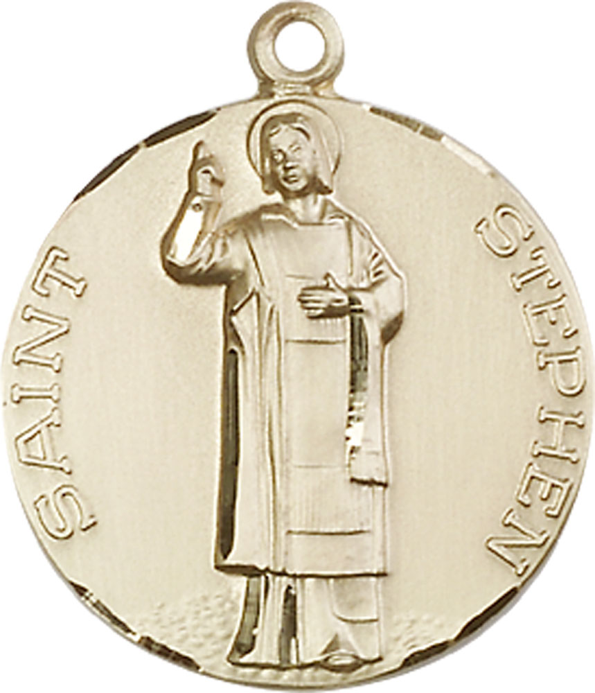 14kt Gold Saint Stephen Medal