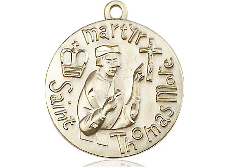 14kt Gold Saint Thomas More Medal