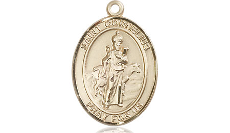 14kt Gold Saint Cornelius Medal