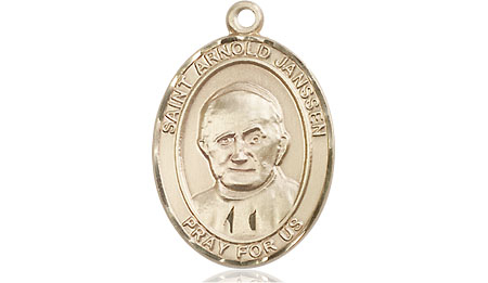 14kt Gold Saint Arnold Janssen Medal