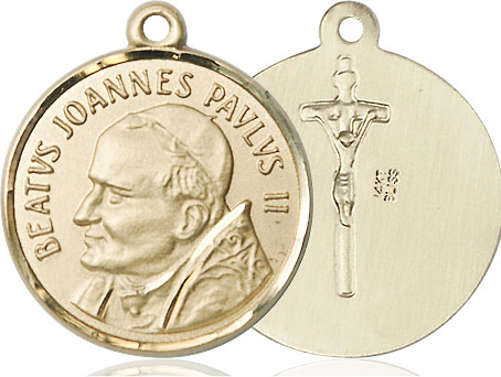 14kt Gold Saint John Paul II Medal