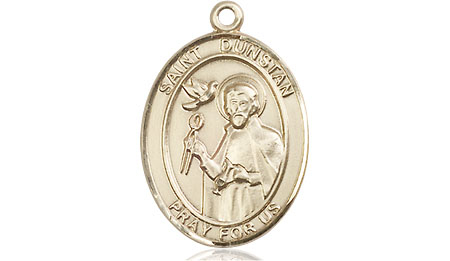 14kt Gold Saint Dunstan Medal