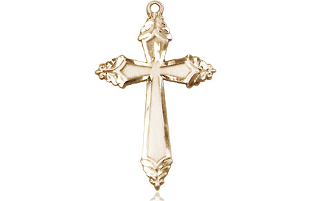 14kt Gold Filled Cross Medal