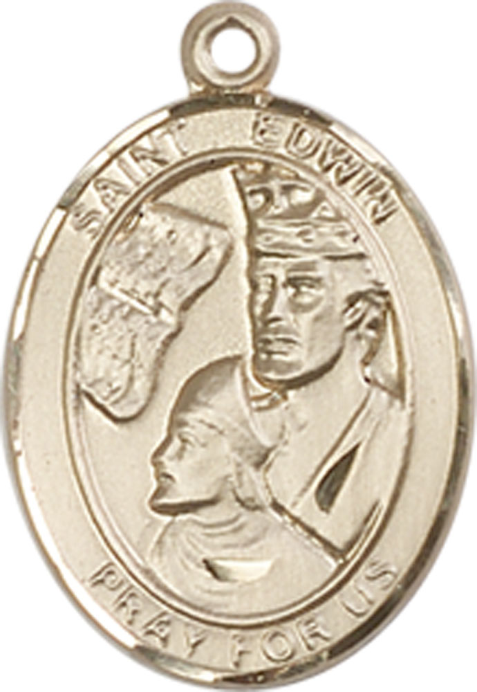 14kt Gold Saint Edwin Medal