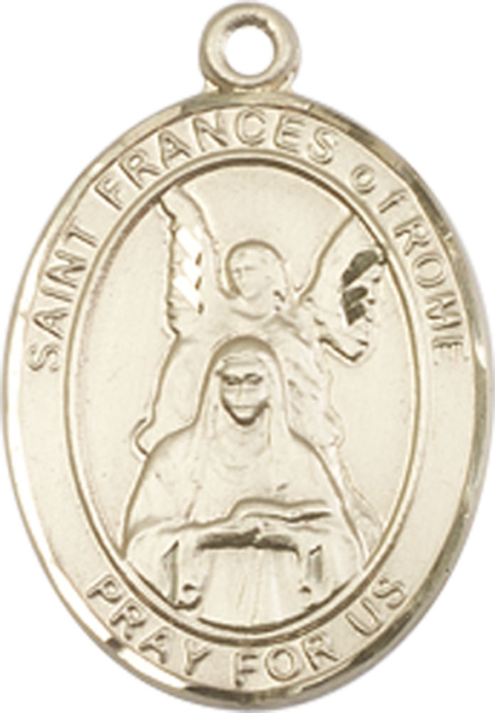 14kt Gold Saint Frances of Rome Medal