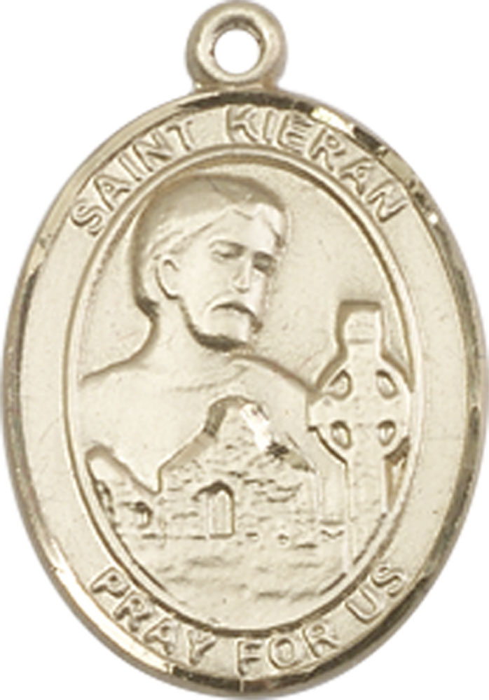 14kt Gold Saint Kieran Medal