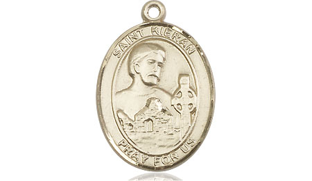 14kt Gold Saint Kieran Medal
