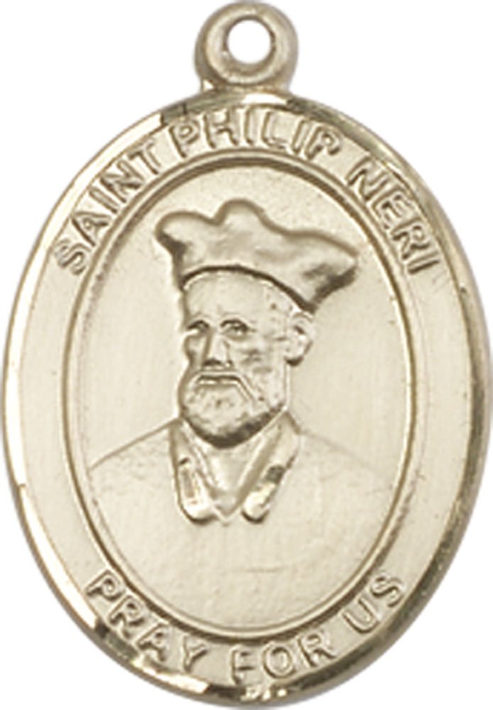 14kt Gold Saint Philip Neri Medal