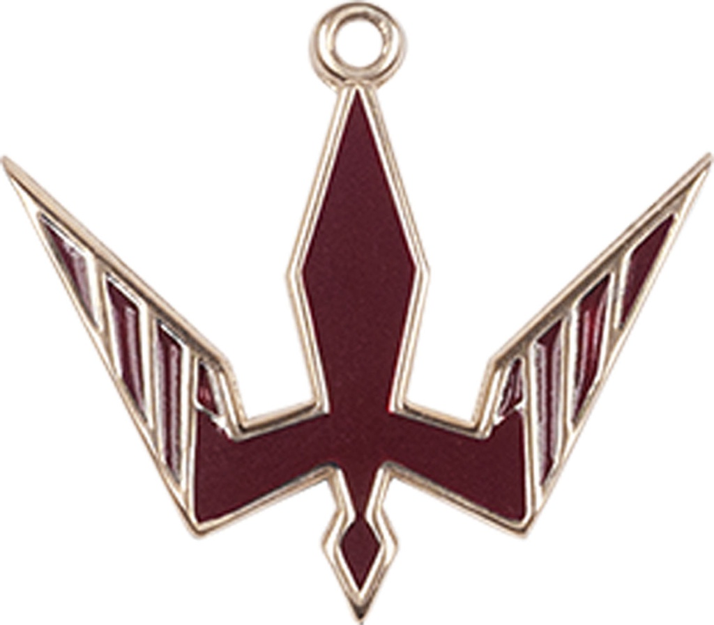 14kt Gold Holy Spirit Medal