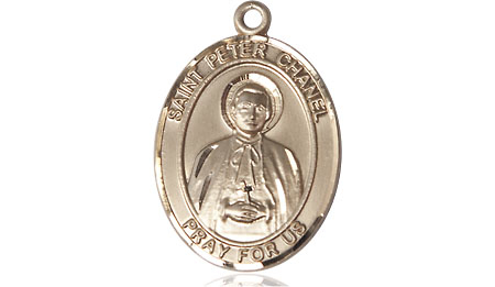 14kt Gold Saint Peter Chanel Medal