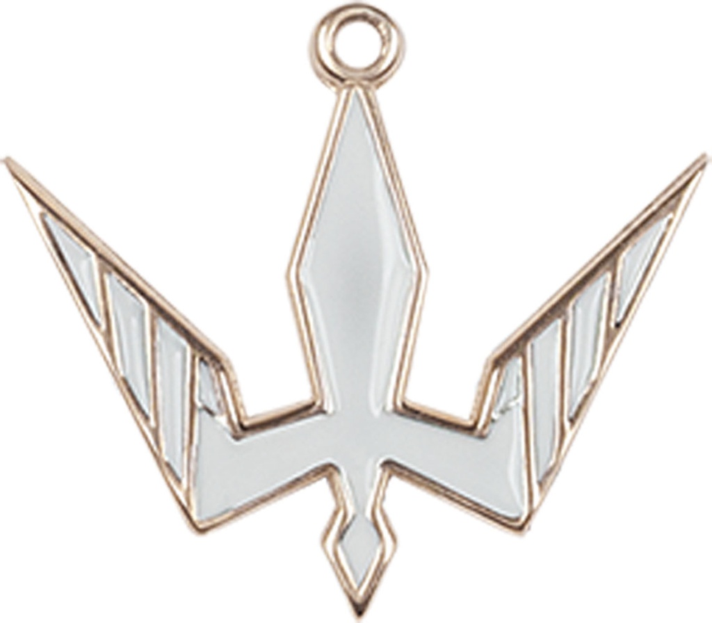 14kt Gold Holy Spirit Medal