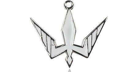 Sterling Silver Holy Spirit Medal