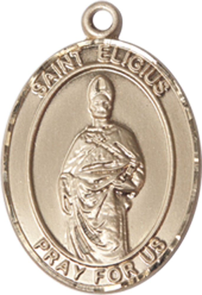 14kt Gold Saint Eligius Medal