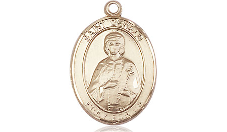 14kt Gold Saint Gerald Medal