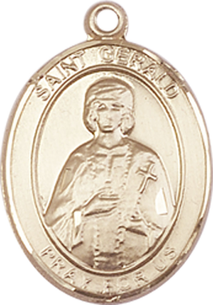 14kt Gold Saint Gerald Medal