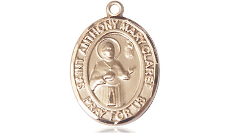 14kt Gold Saint Anthony Mary Claret Medal