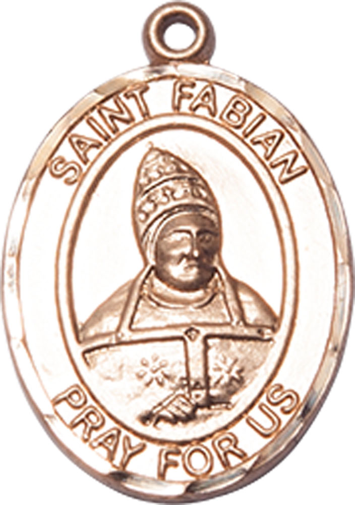 14kt Gold Saint Fabian Medal