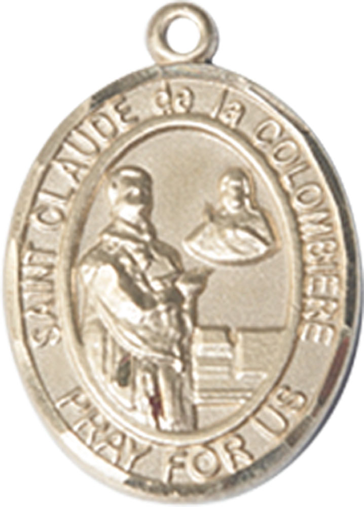 14kt Gold Saint Claude de la Colombiere Medal