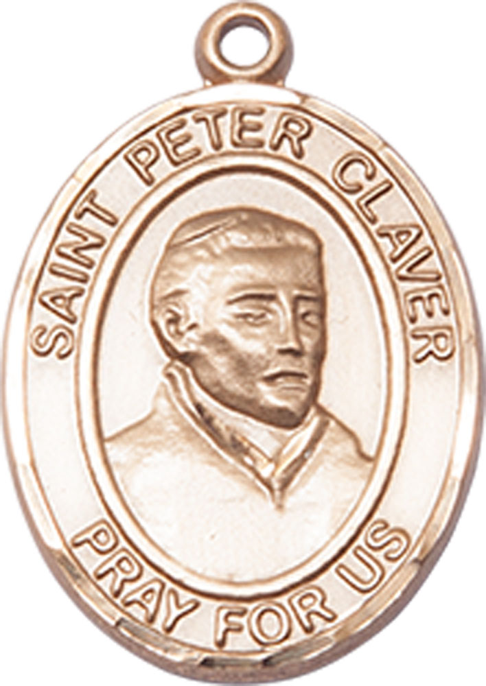 14kt Gold Saint Peter Claver Medal