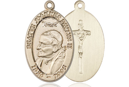 14kt Gold Saint John Paul II Medal