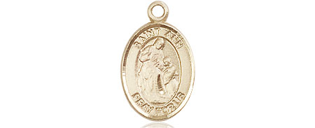 14kt Gold Saint Ann Medal