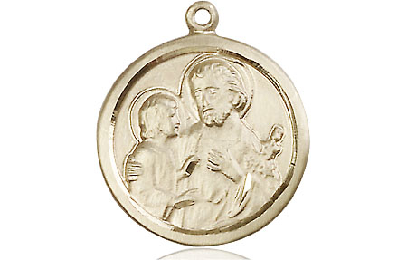 14kt Gold Saint Joseph Medal