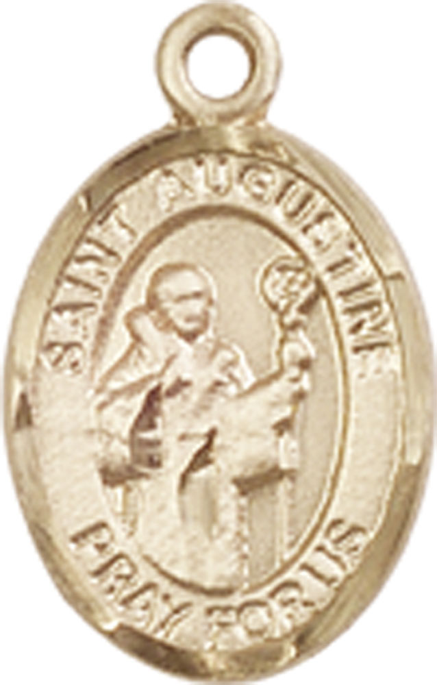 14kt Gold Saint Augustine Medal