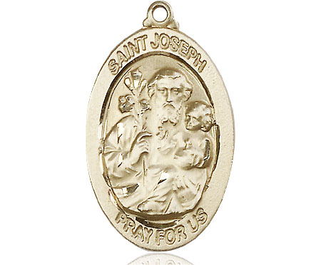 14kt Gold Saint Joseph Medal