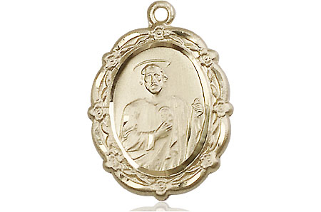 14kt Gold Saint Jude Medal