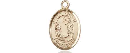 14kt Gold Saint Cecilia Medal